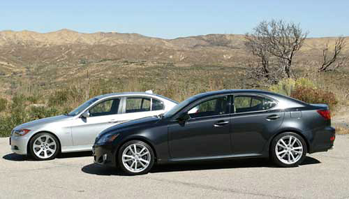  showdown between the 2006 BMW 330i and the 2006 Lexus IS 350.