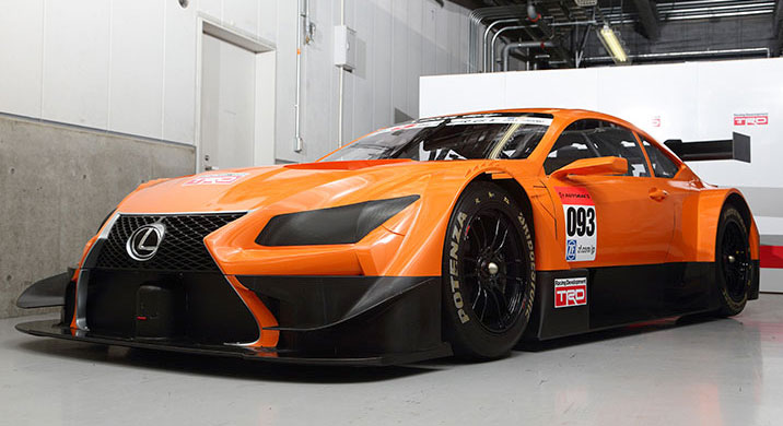 More photos of the Lexus Super GT race car have been posted on the 