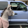 DALL·E 2023-01-01 20.16.21 - Eeyore the donkey reviewing a Toyota Sequoia.png