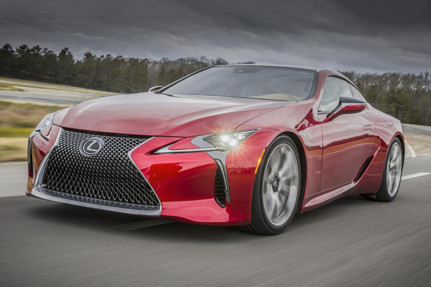 2018-2020 Lexus LC 500 Front View Driving
