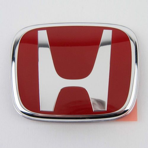 Honda OEM 17-18 Civic Type-R Rear Red H Emblem: K Series Parts