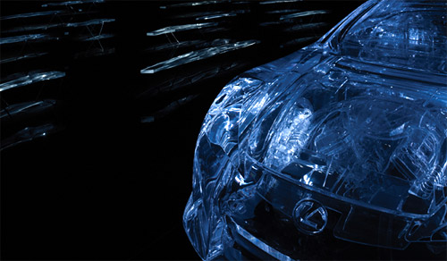 Crystallised Lexus LFA
