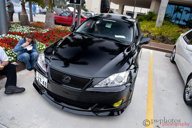 Blacked out Lexus IS