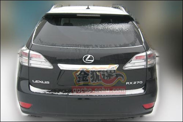 Lexus RX 270 to be sold in China