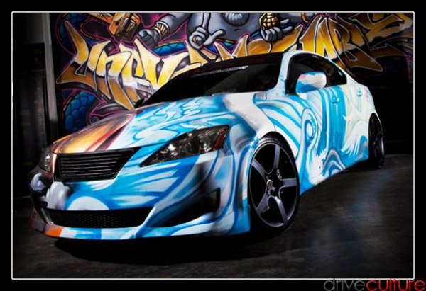 Lexus IS Graffiti Angel