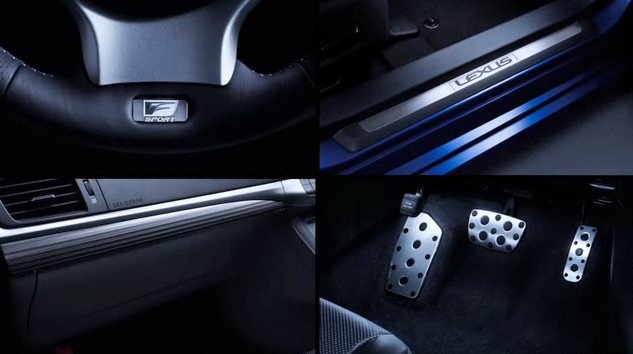 Lexus CT 200h F-Sport Interior Details