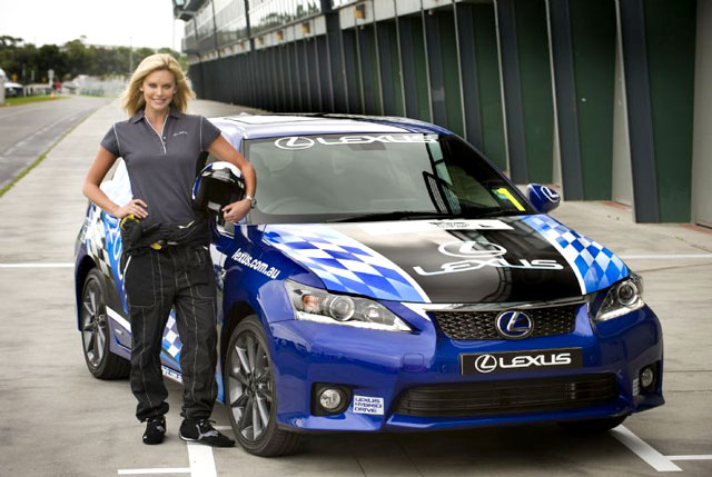 Lexus CT 200h Racing in Australia with Kelly Landry