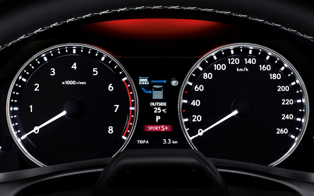 Lexus GS 450h Monitor