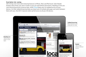 Lexus LFA on Apple iOS Homepage