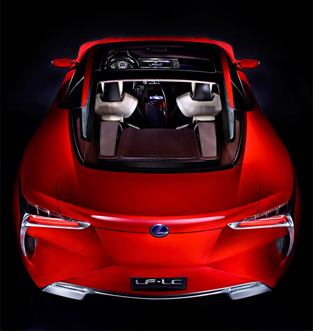 Lexus LF-LC Rear Angle