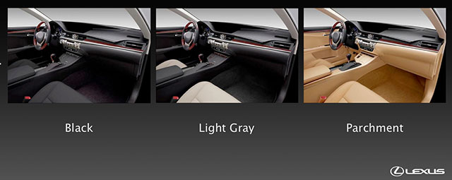 Lexus ES Interior Colors