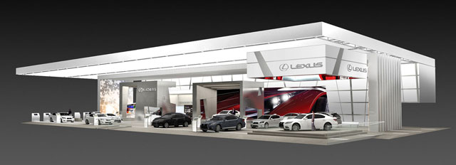 2013 Lexus Exhibit at the Detroit Autoshow