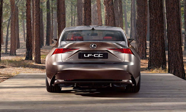Lexus LF-CC in the forest