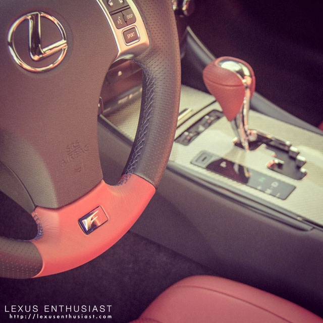 Lexus IS F Interior Instagram
