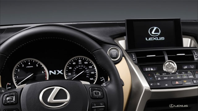 Lexus NX Display and Controls
