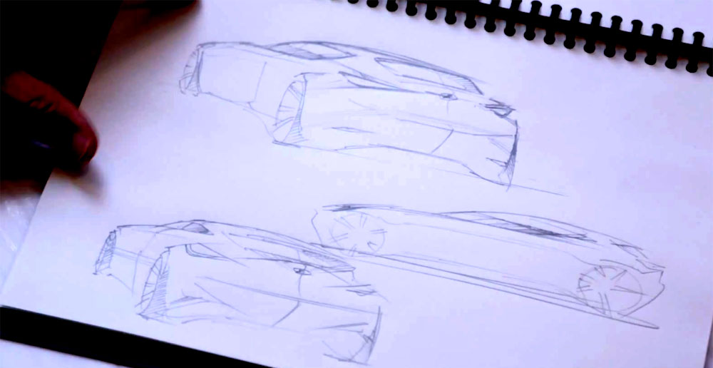 Lexus IS designer wagon sketch