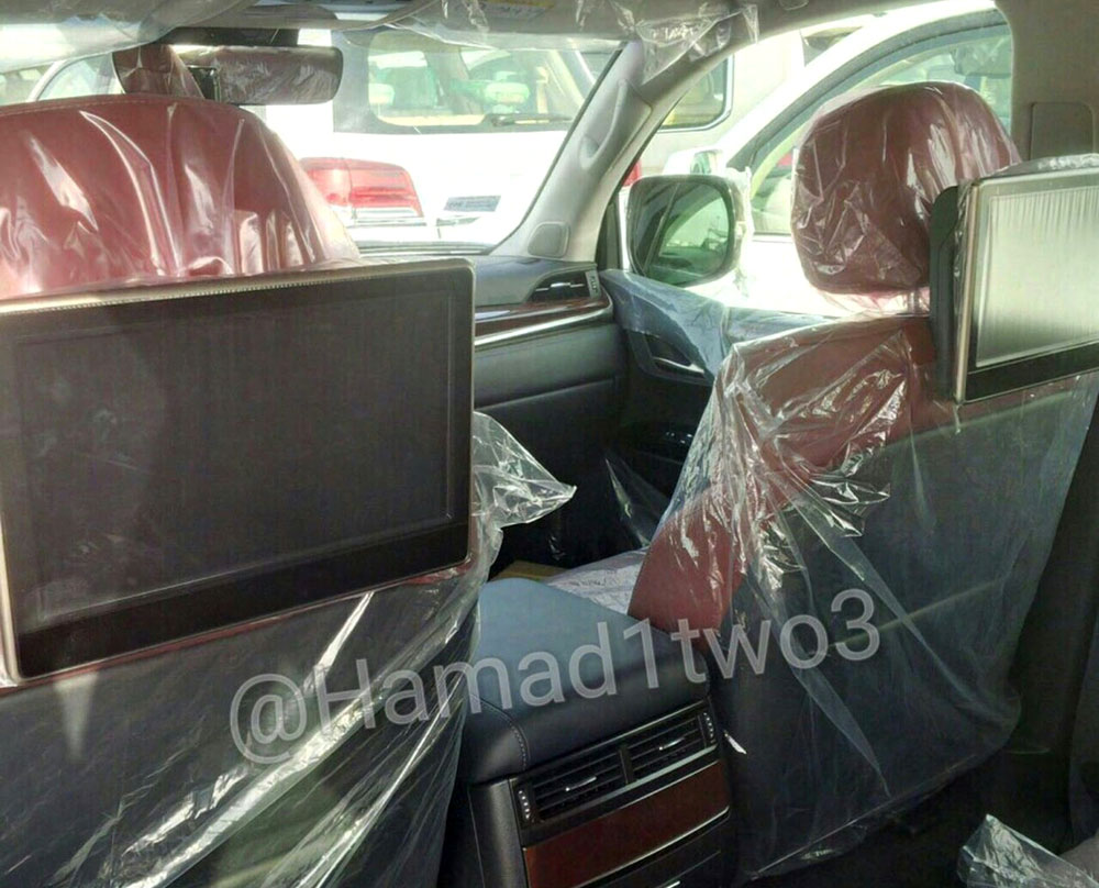 Lexus LX 2016 Interior Back Seat