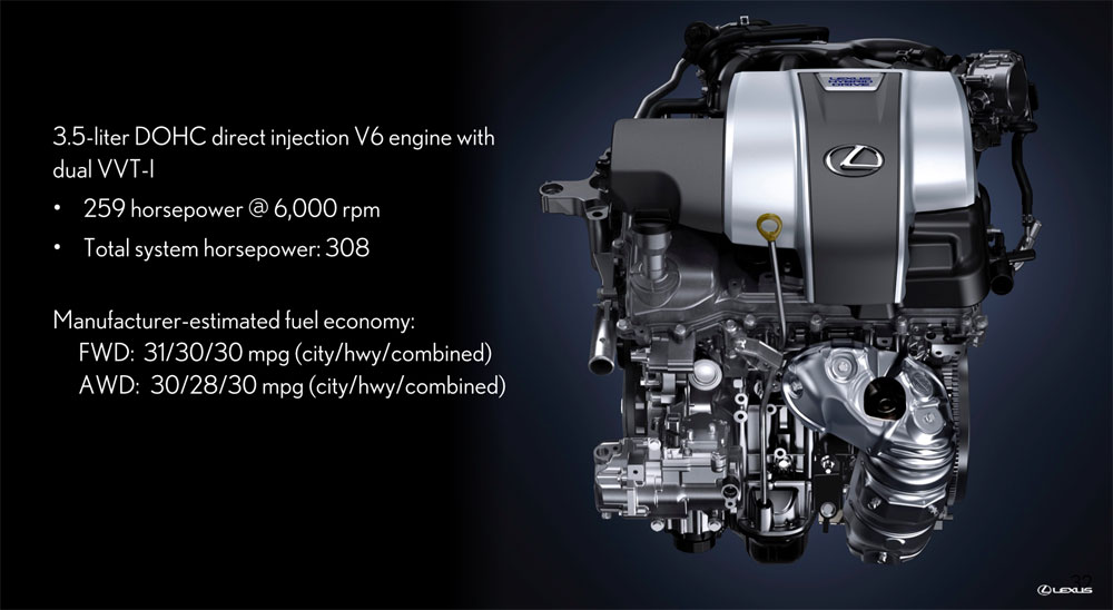Lexus RX 450h Engine