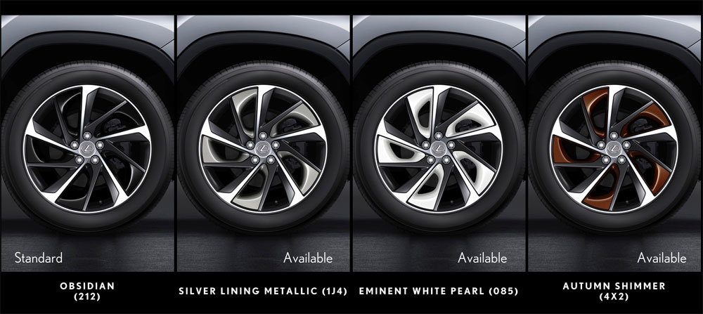 Lexus RX Color Wheels