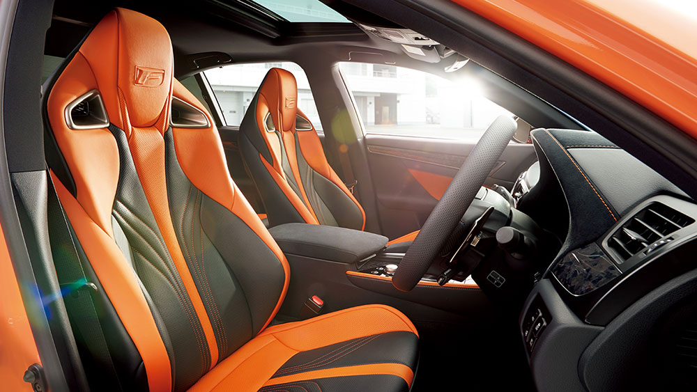 Lexus GS F Orange Interior