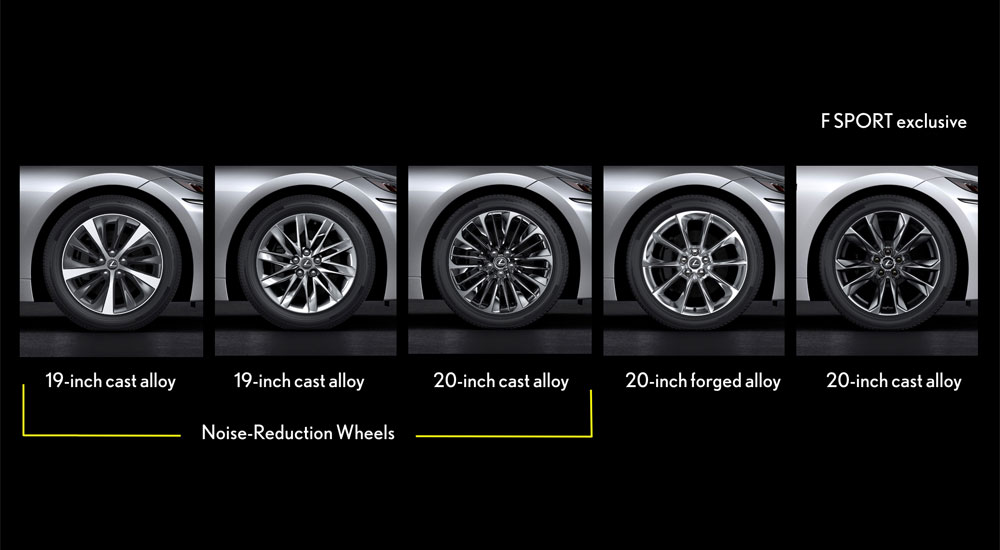 Lexus LS Wheel Options