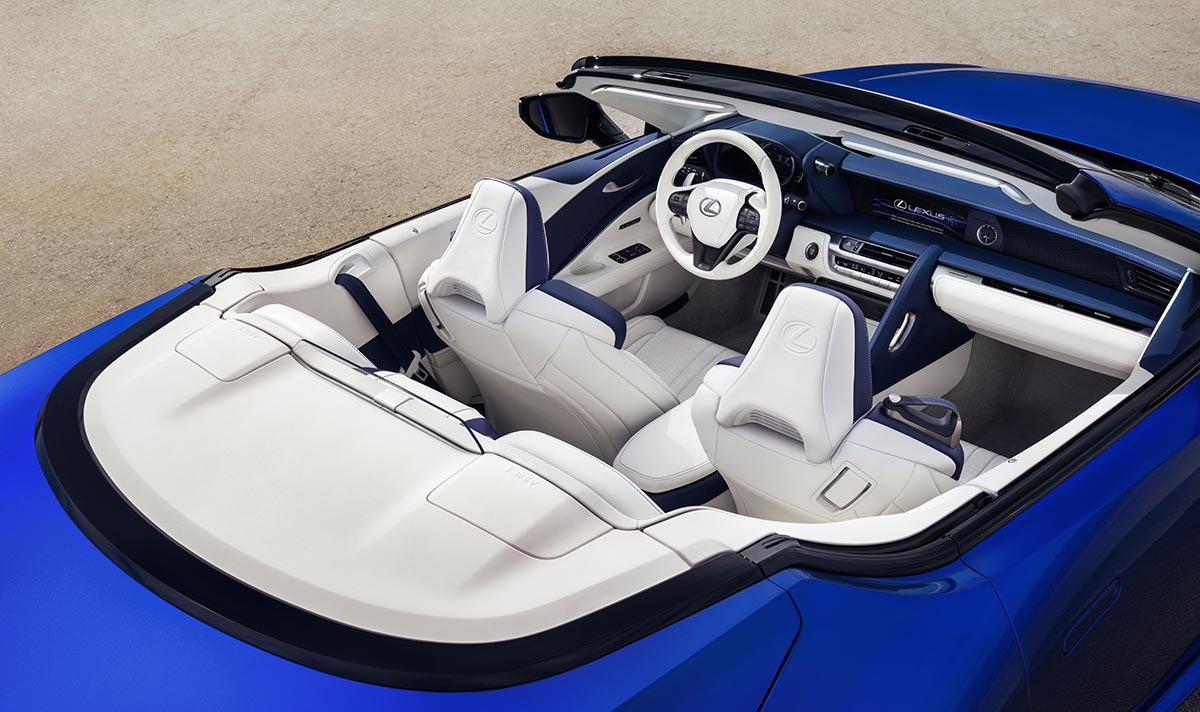 Lexus LC Convertible Interior