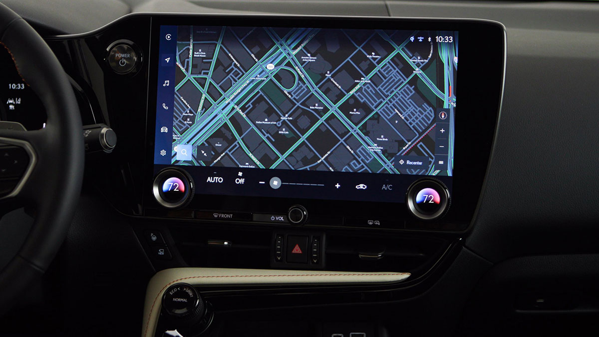 Lexus NX Infotainment Screen