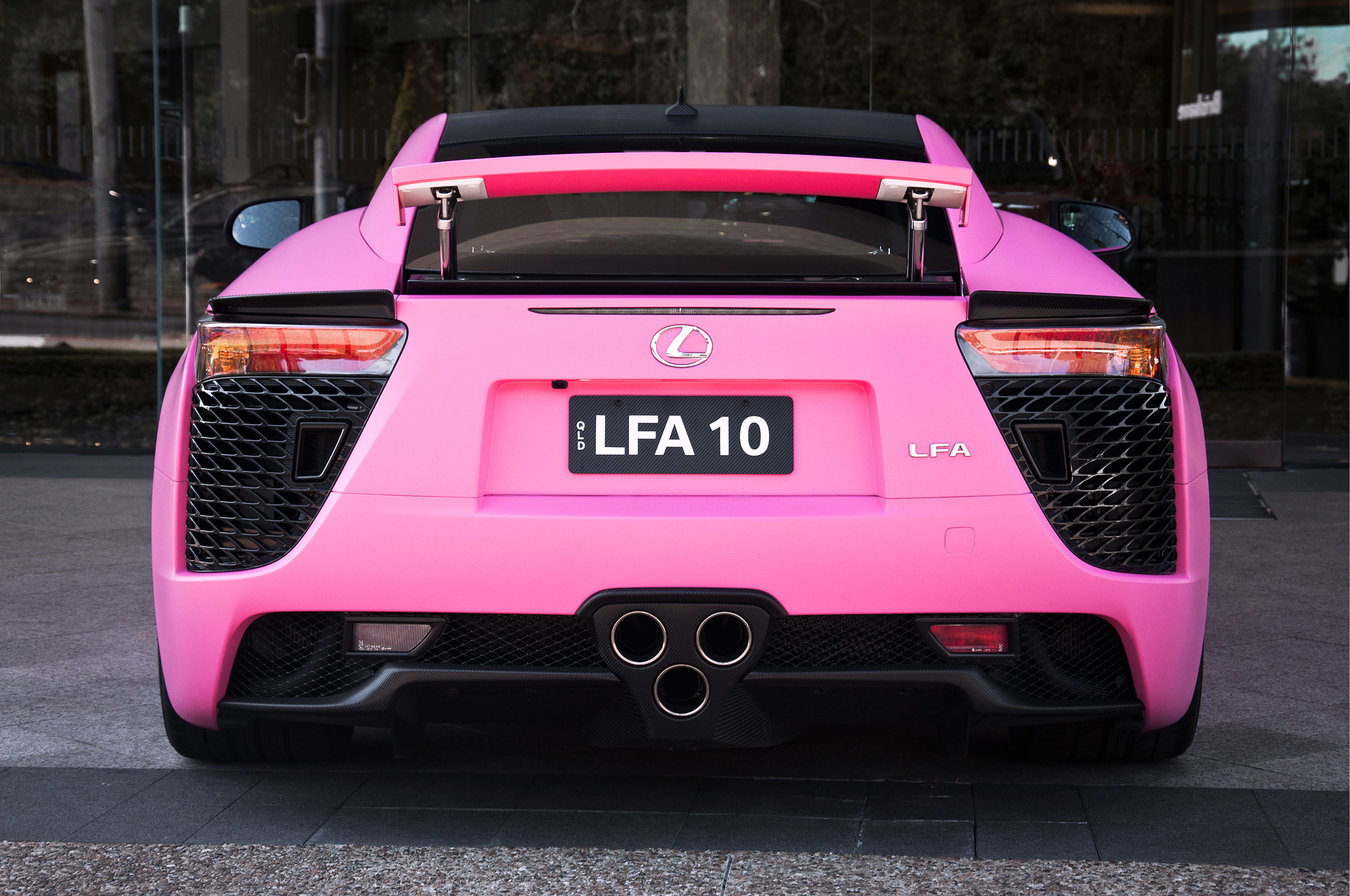 World’s First Pink Lexus LFA.